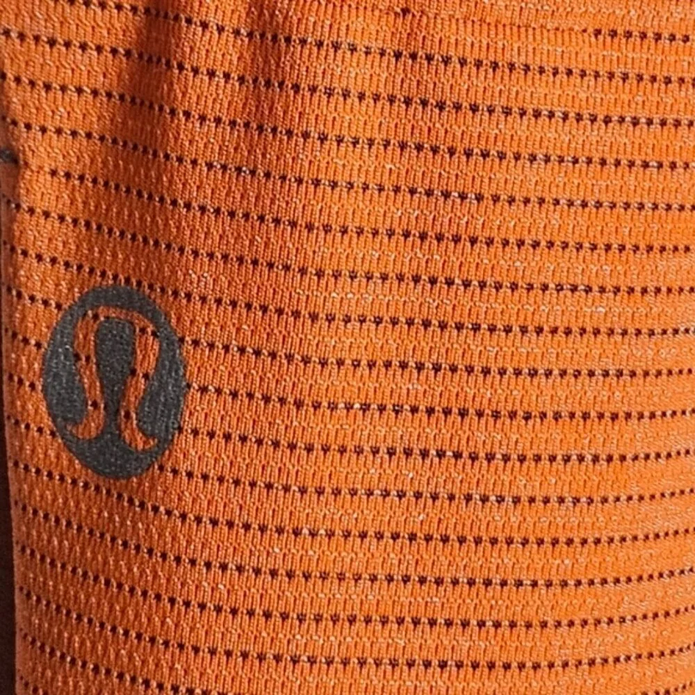 Lululemon Orange Loose Fit Tank Top Size 6 Athletic Yoga Run